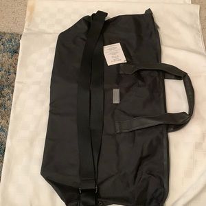 Jimmy Choo Parfums Canvas Black Duffle Bag new with tag